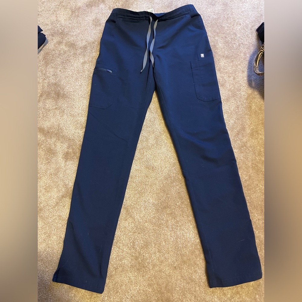 Figs Small Tall Navy Yola Skinny Scrub